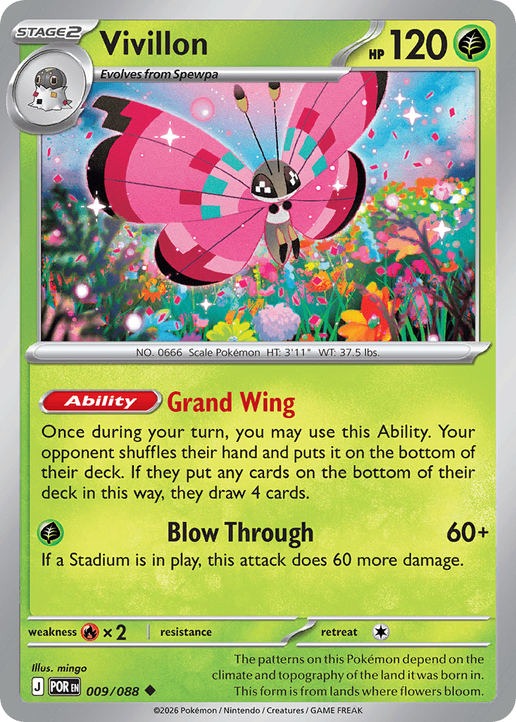 Vivillon (Perfect Order) #9 card art