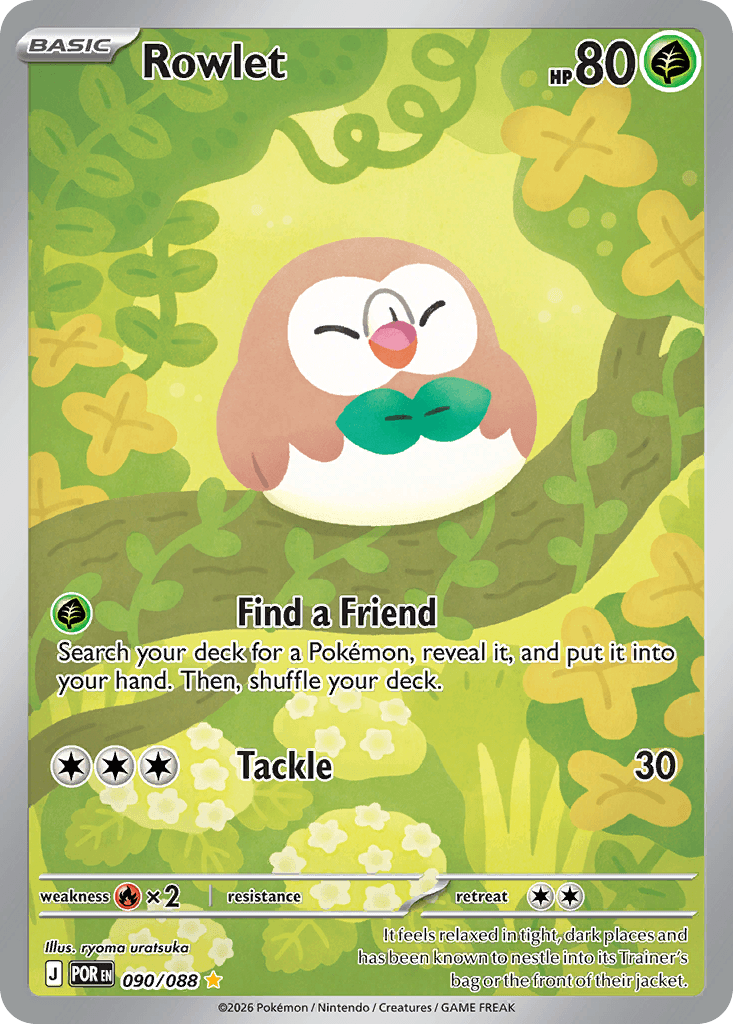 Rowlet (Perfect Order) #90 card art