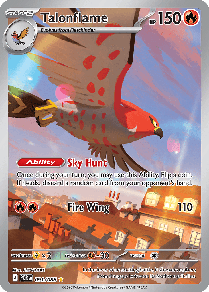 Talonflame (Perfect Order) #91 card art