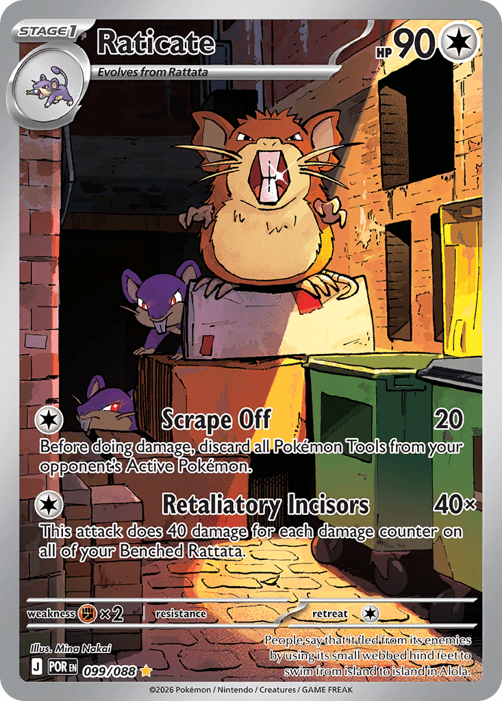 Raticate (Perfect Order) #99 card art
