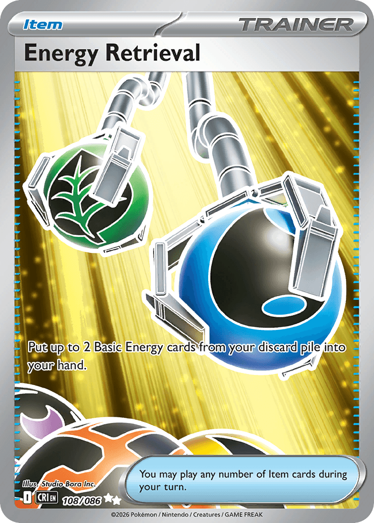 Energy Retrieval (Chaos Rising) #108 card art