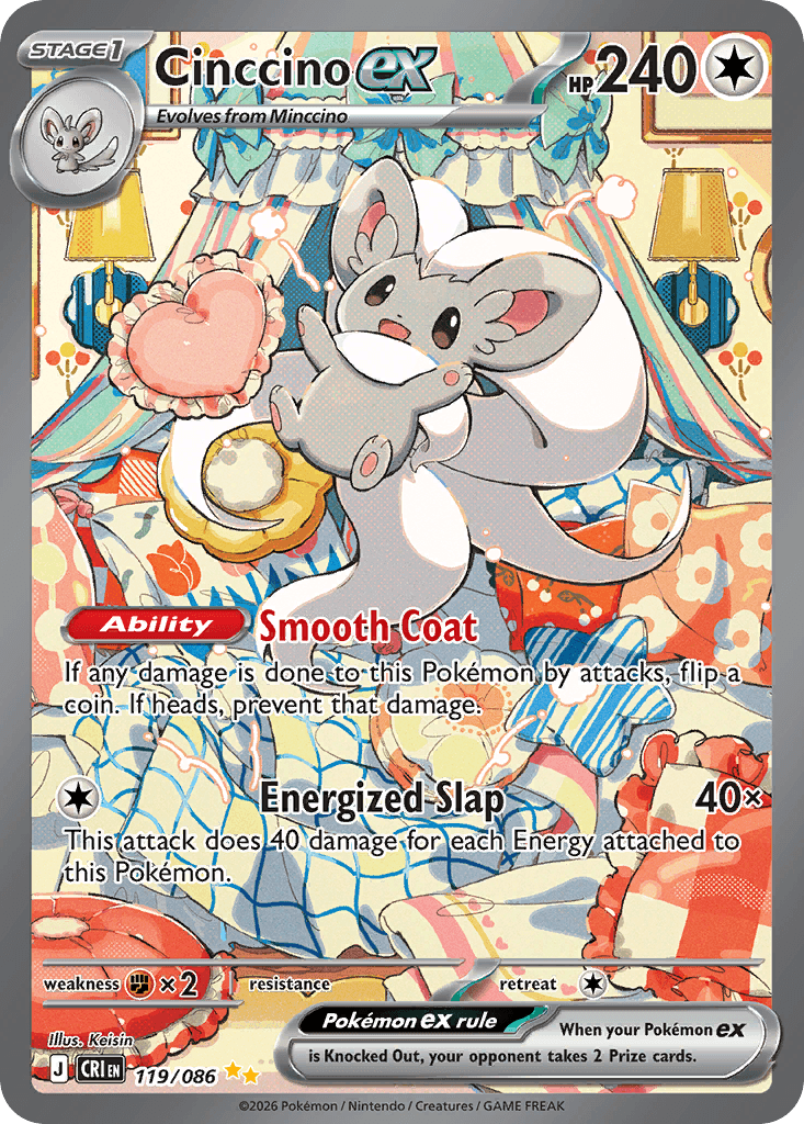 Cinccino ex (Chaos Rising) #119