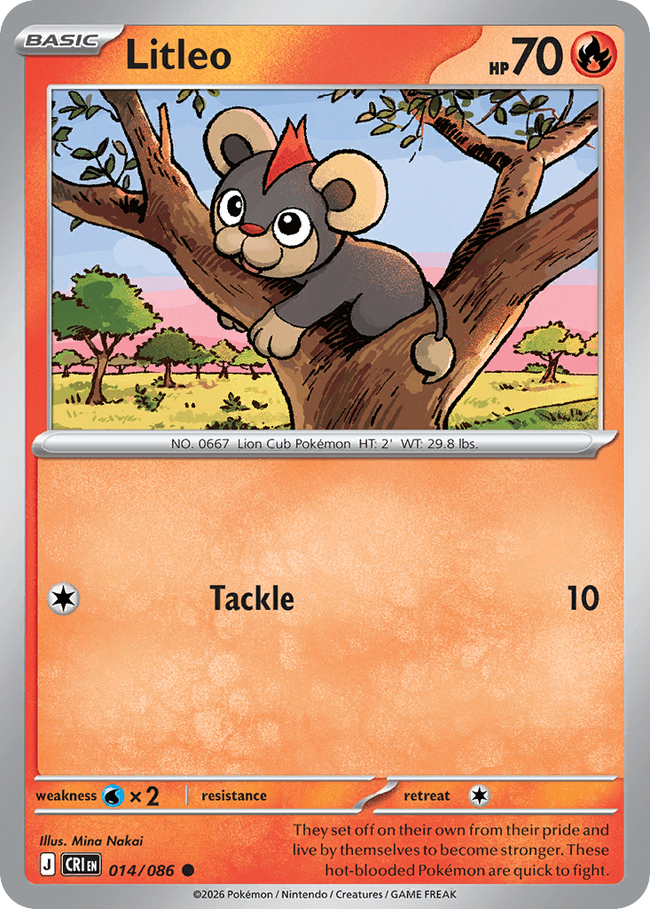 Litleo (Chaos Rising) #14 card art