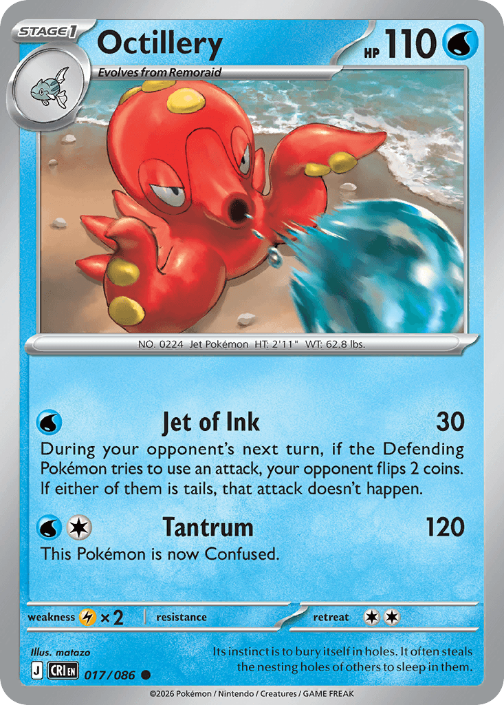 Octillery (Chaos Rising) #17 card art