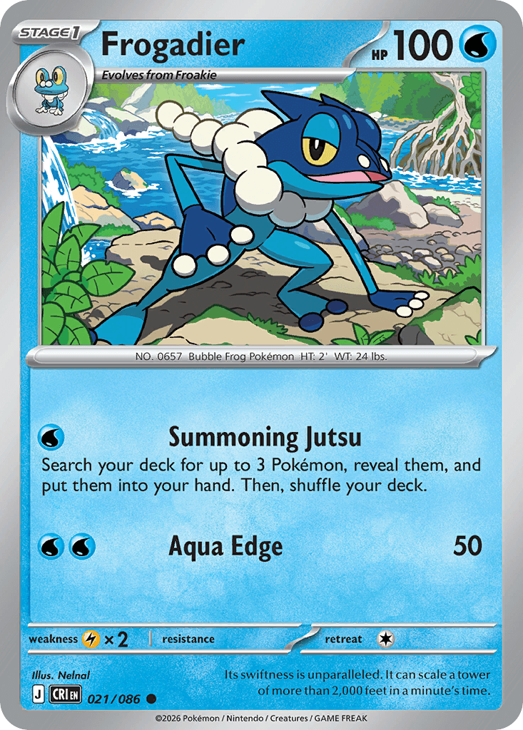 Frogadier (Chaos Rising) #21 card art