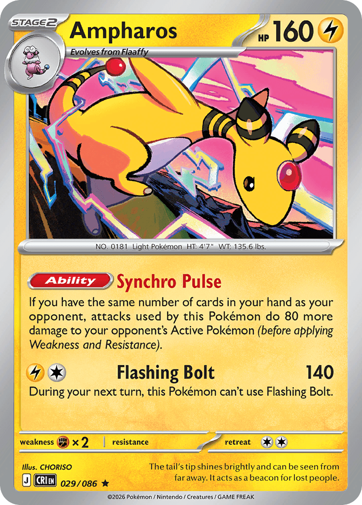 Ampharos (Chaos Rising) #29 card art