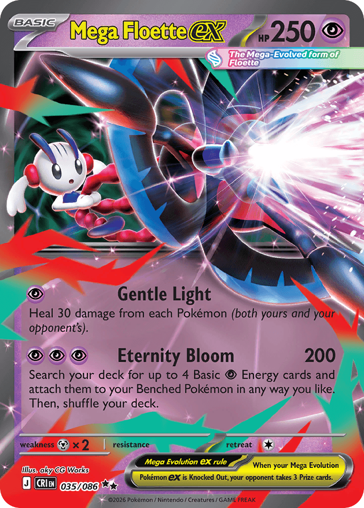Mega Floette ex (Chaos Rising) #35 card art