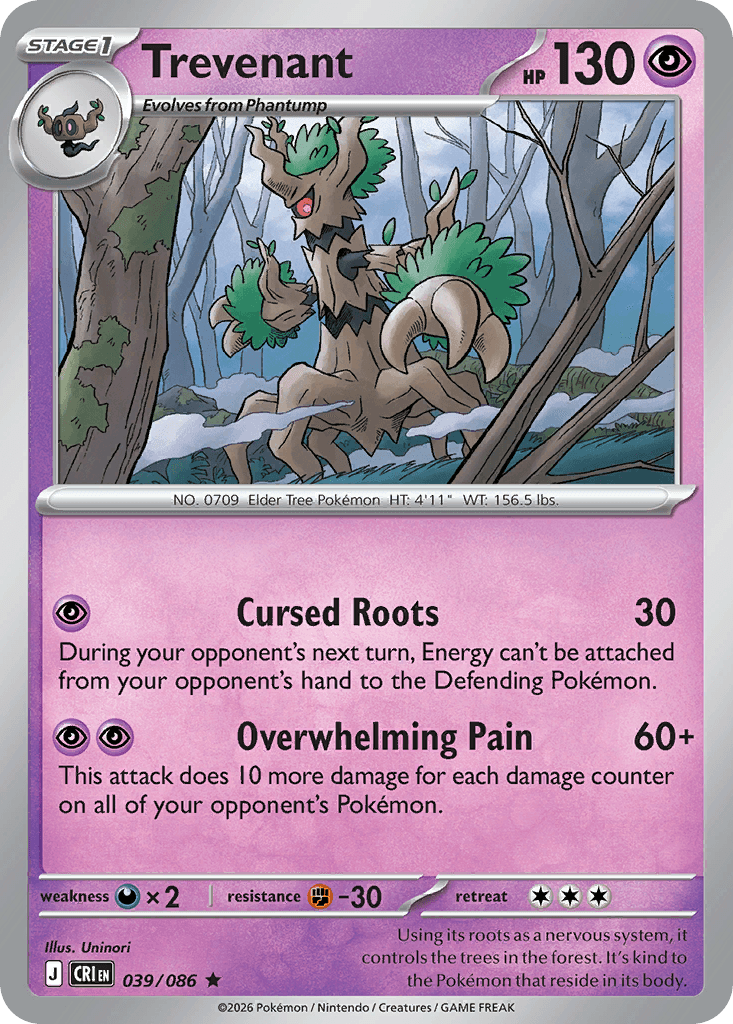 Trevenant (Chaos Rising) #39 card art