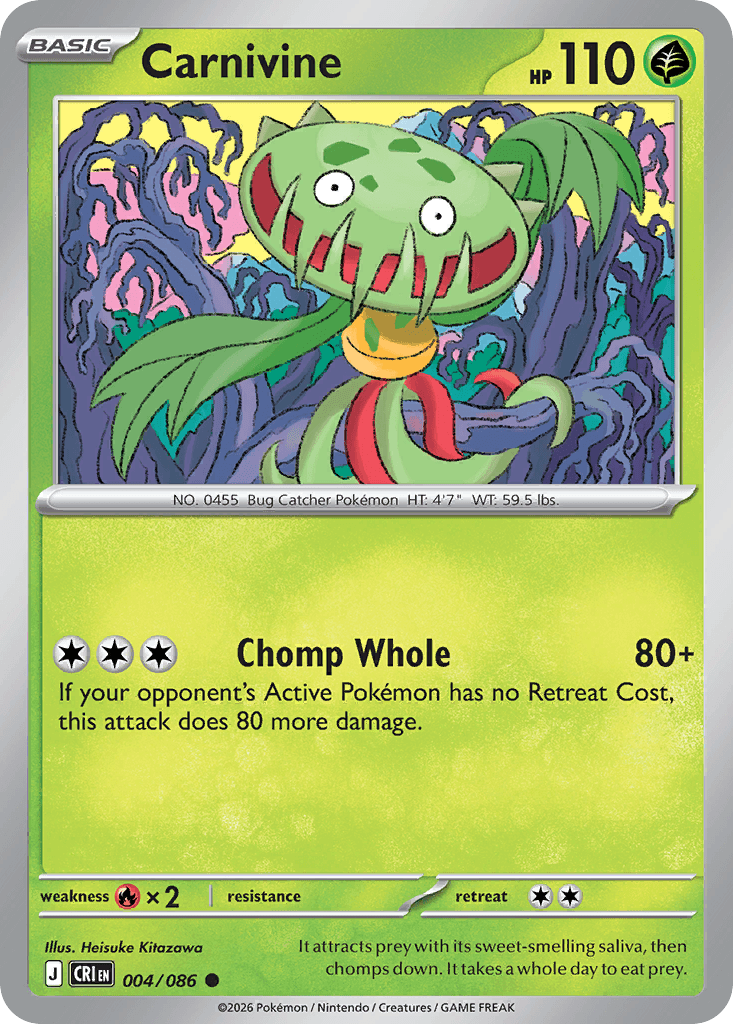 Carnivine (Chaos Rising) #4 card art