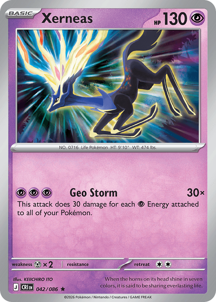 Xerneas (Chaos Rising) #42 card art