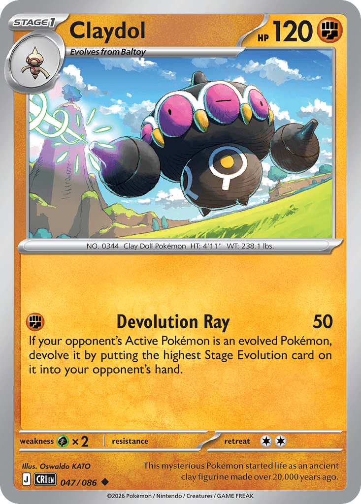 Claydol (Chaos Rising) #47 card art