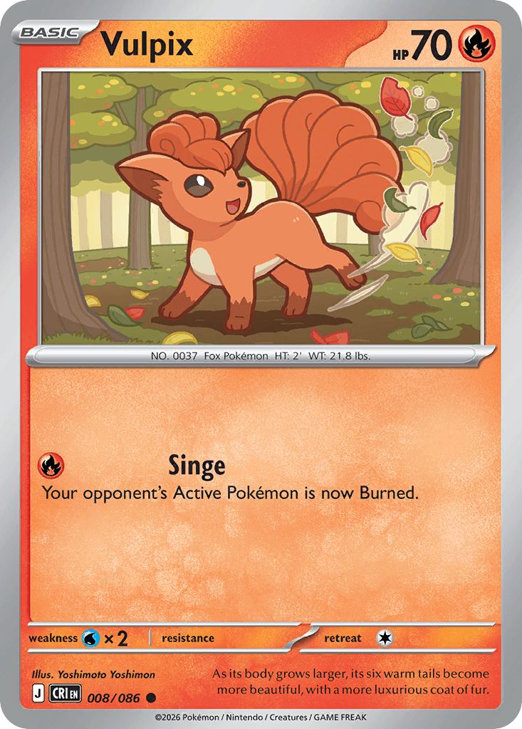 Vulpix (Chaos Rising) #8 card art