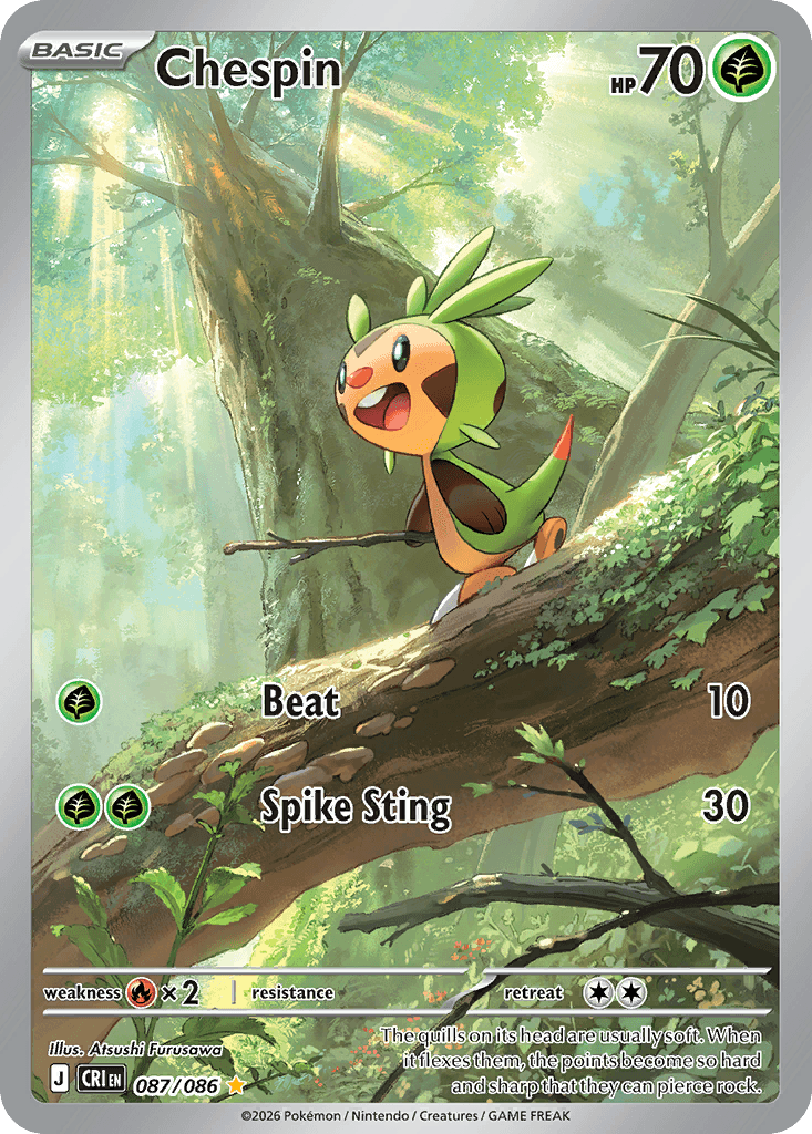 Chespin (Chaos Rising) #87 card art