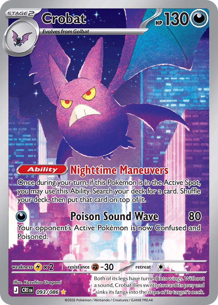 Crobat (Chaos Rising) #93 card art