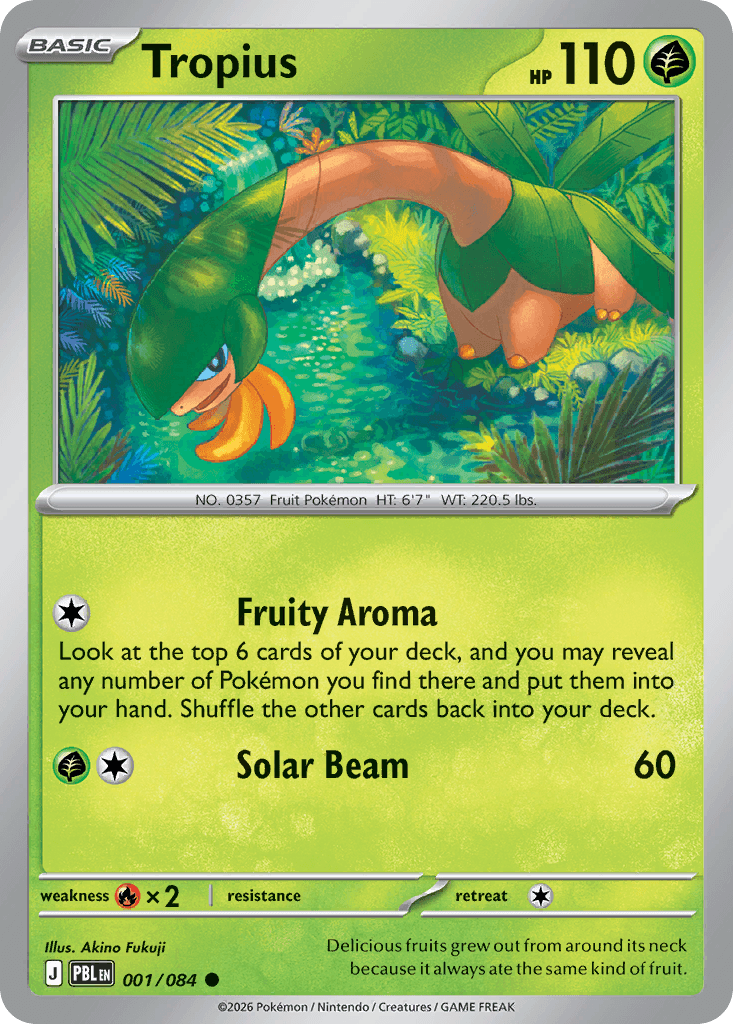 Tropius (Pitch Black) #1