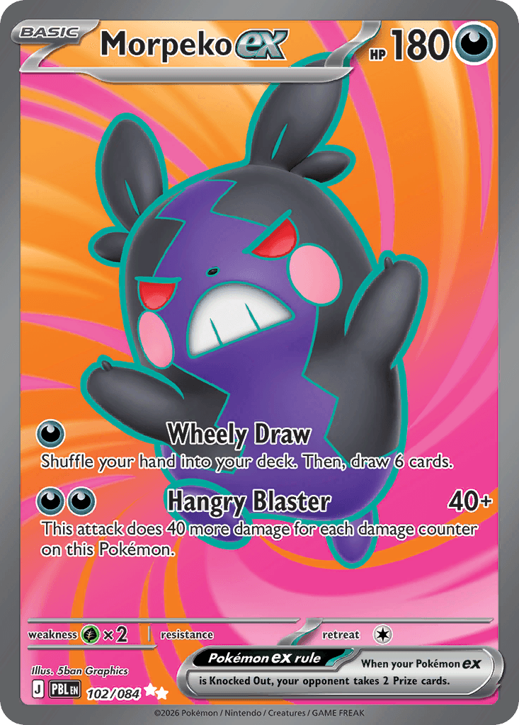 Morpeko ex (Pitch Black) #102