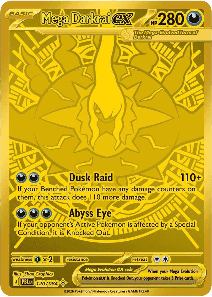 Mega Darkrai ex (Pitch Black) #120