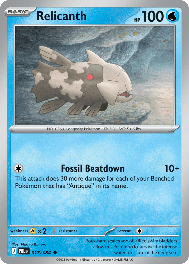 Relicanth (Pitch Black) #17