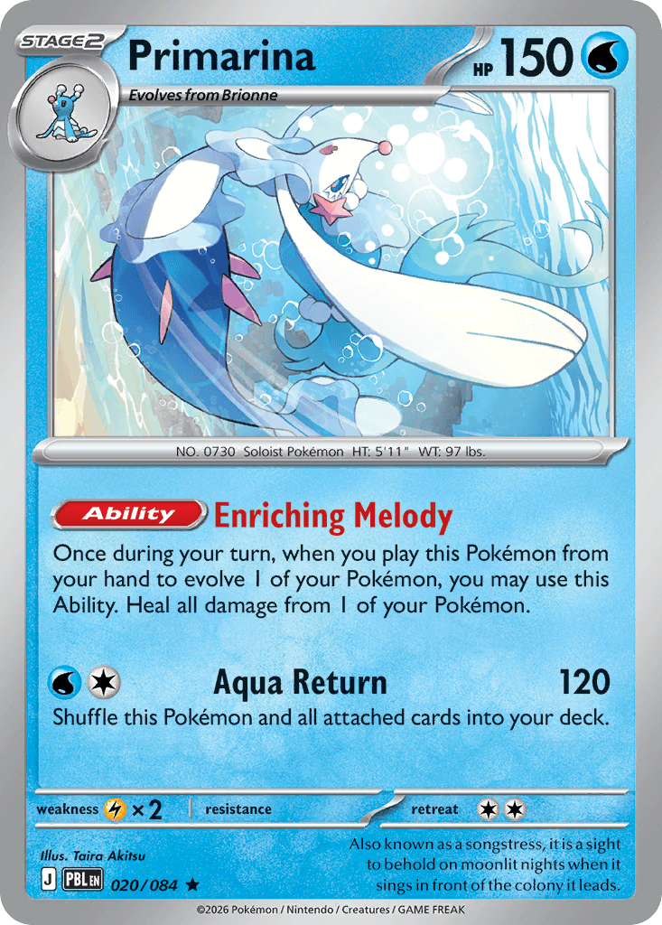 Primarina (Pitch Black) #20