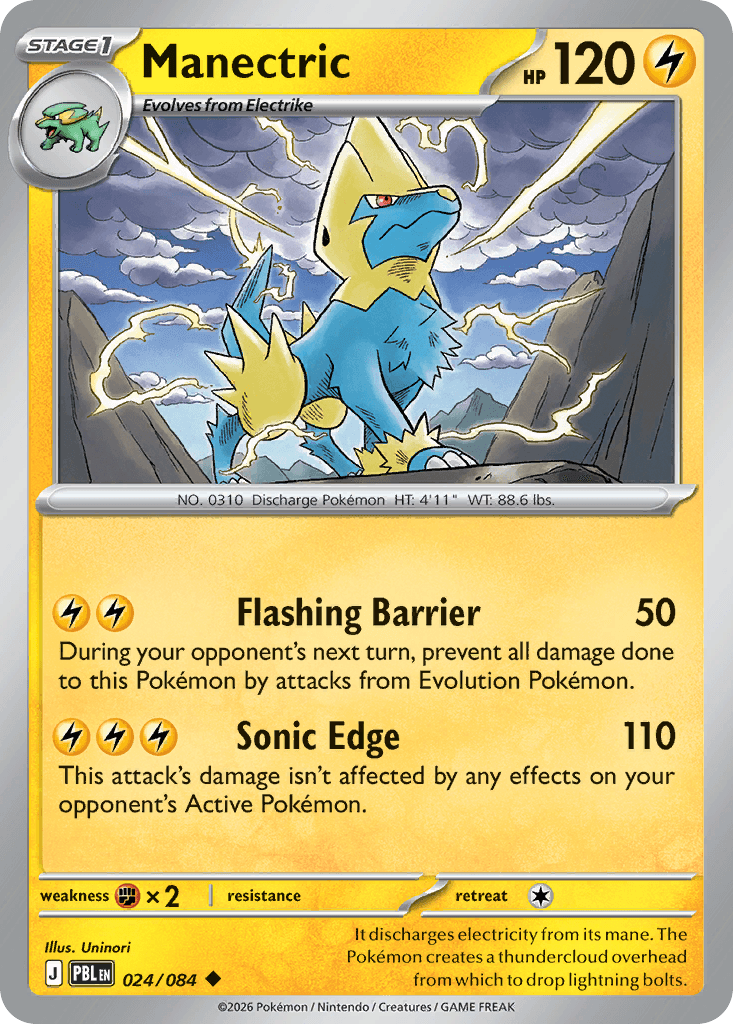 Manectric (Pitch Black) #24