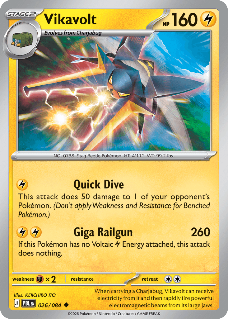 Vikavolt (Pitch Black) #26 card art