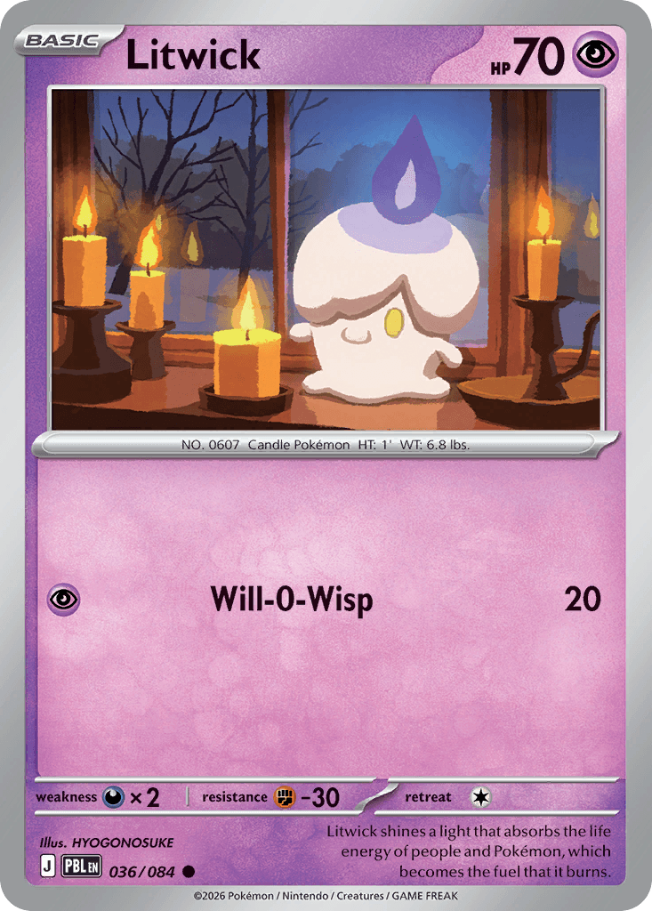 Litwick (Pitch Black) #36 card art