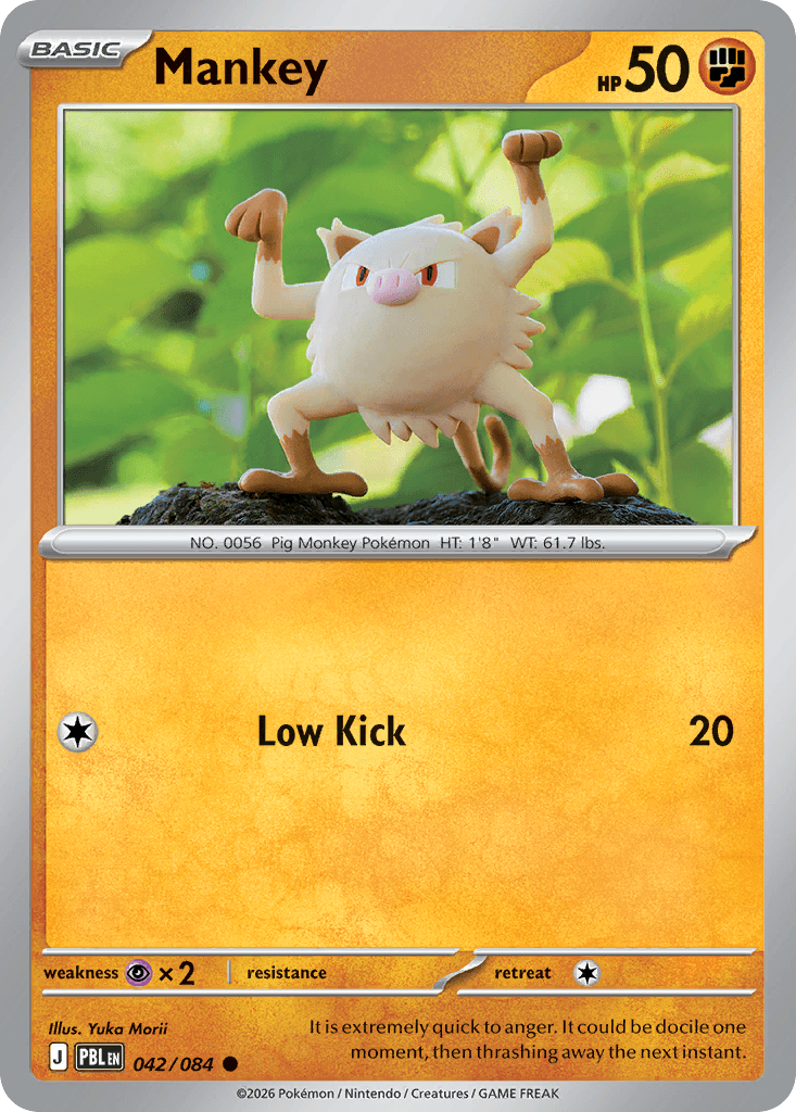 Mankey (Pitch Black) #42