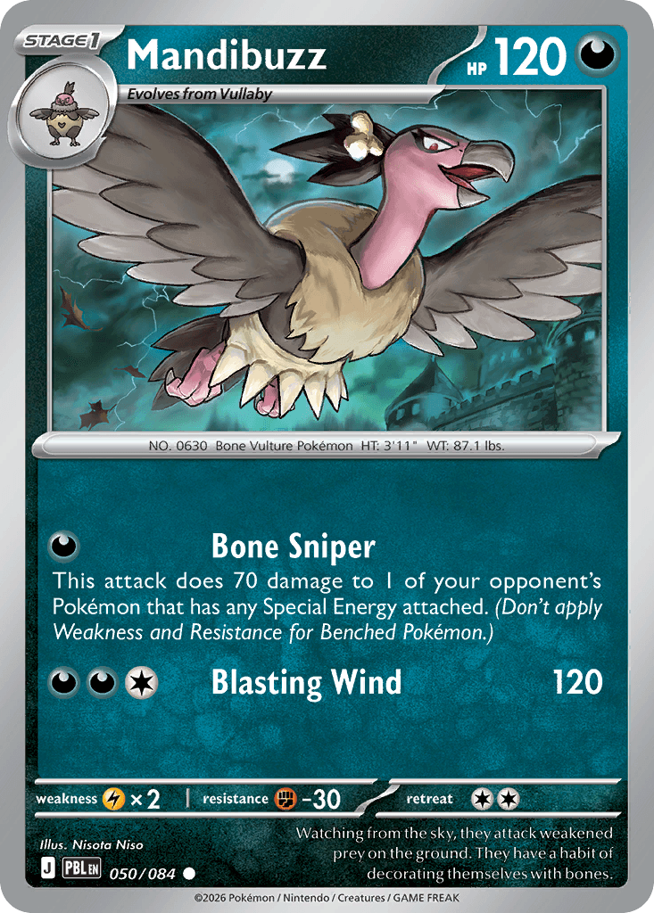 Mandibuzz (Pitch Black) #50 card art