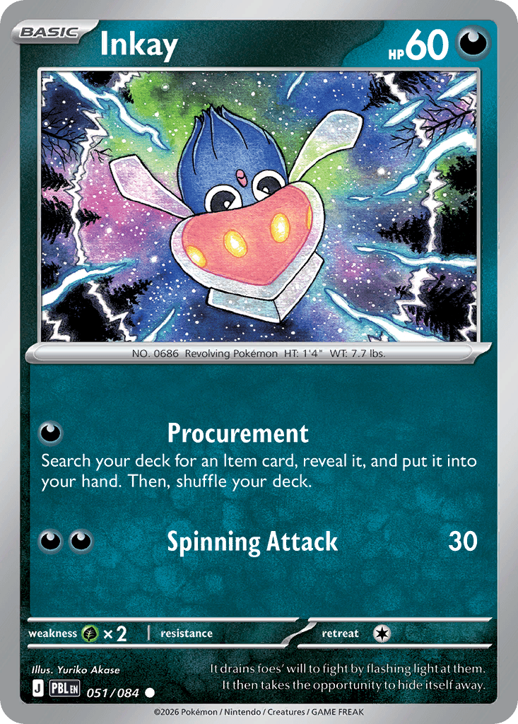 Inkay (Pitch Black) #51