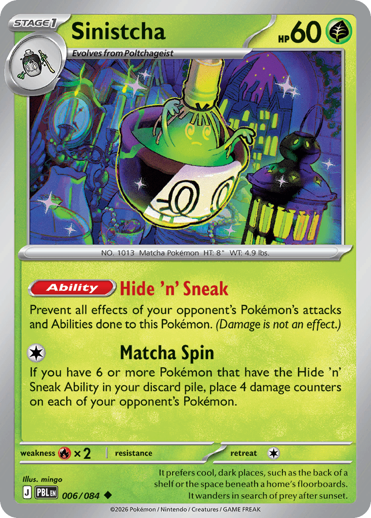 Sinistcha (Pitch Black) #6 card art