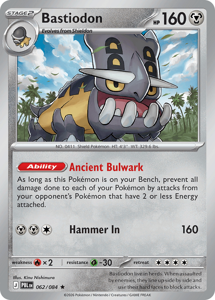 Bastiodon (Pitch Black) #62