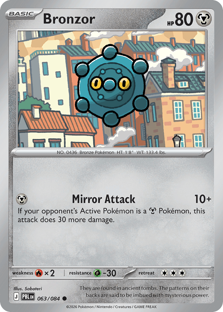 Bronzor (Pitch Black) #63 card art