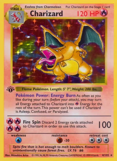 Charizard, Base Set (vintage anchor)