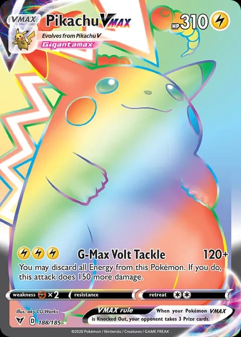 Pikachu VMAX Rainbow, Vivid Voltage