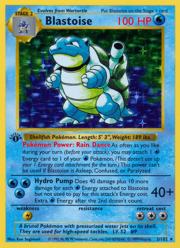 Blastoise (Base) #2 card art