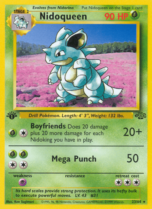 Nidoqueen (Jungle) #23 card art