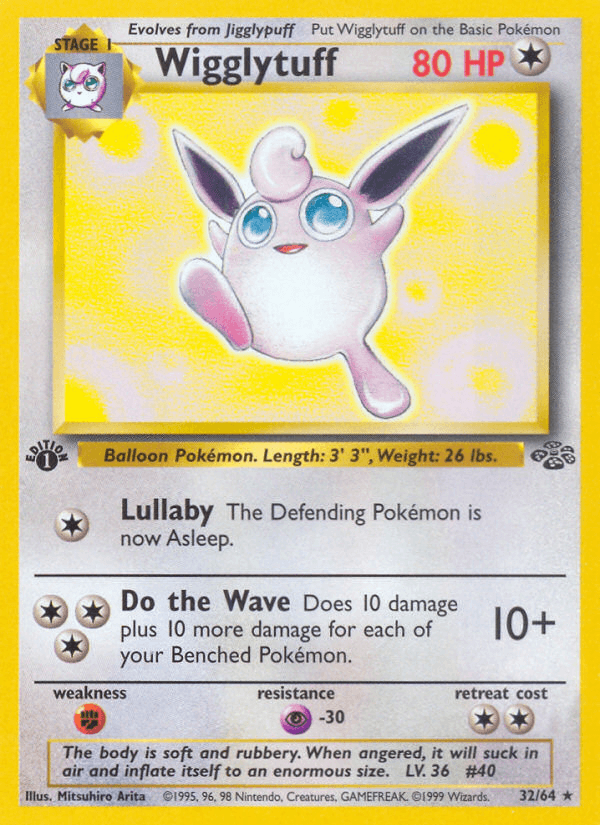 Wigglytuff (Jungle) #32 card art