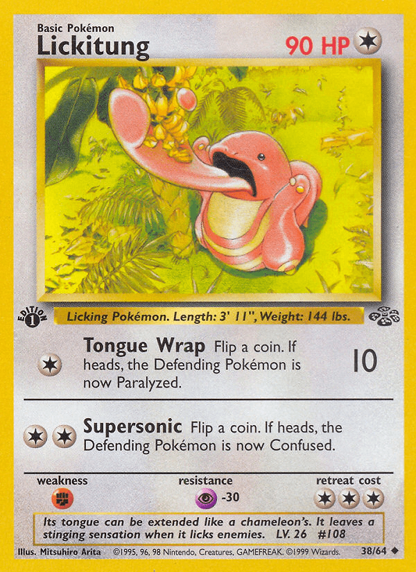 Lickitung (Jungle) #38 card art