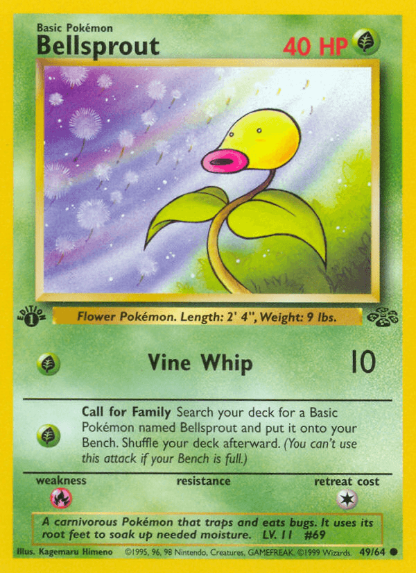 Bellsprout (Jungle) #49 card art