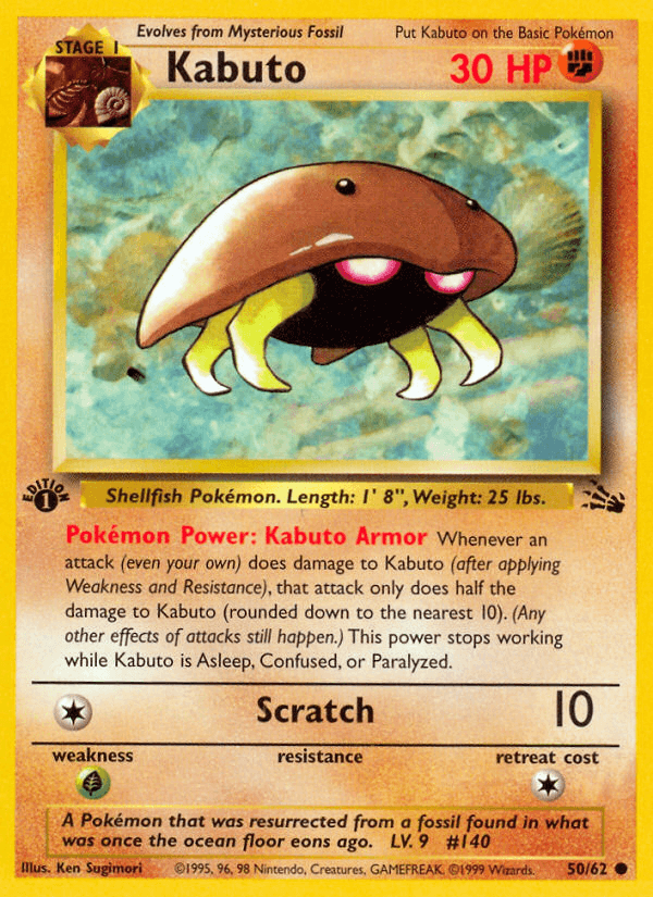 Kabuto (Fossil) #50 card art