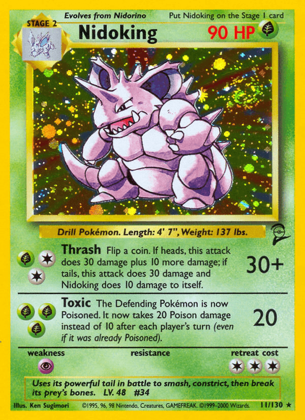 Nidoking (Base Set 2) #11 card art