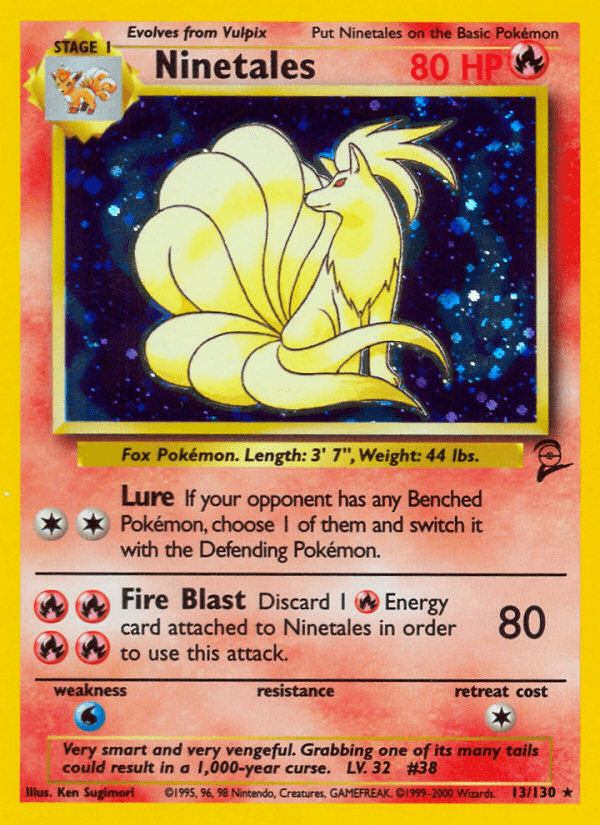 Ninetales (Base Set 2) #13 card art