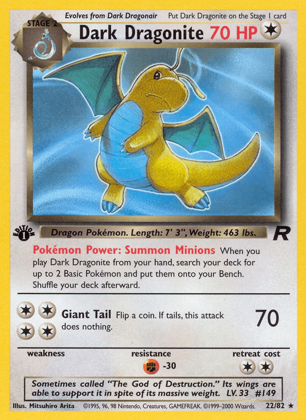 Dark Dragonite (Team Rocket) #22 card art
