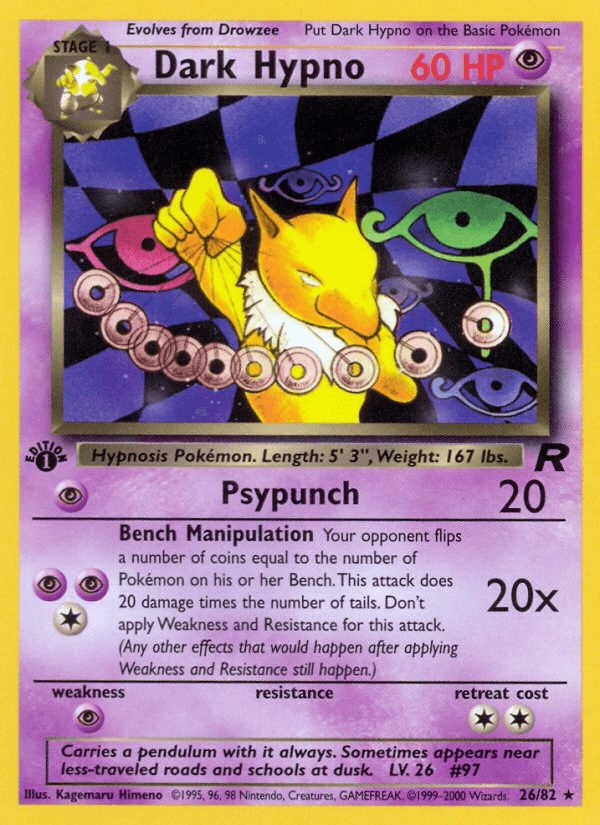Dark Hypno (Team Rocket) #26 card art
