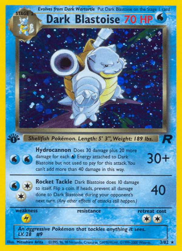 Dark Blastoise (Team Rocket) #3 card art