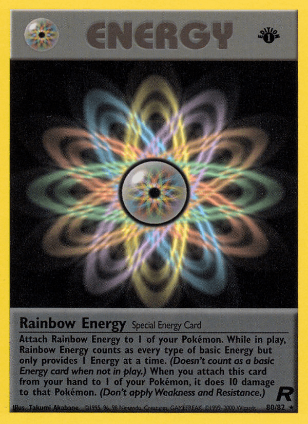 Rainbow Energy (Team Rocket) #80 card art