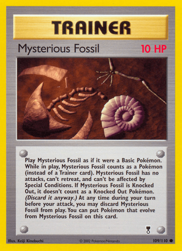 Mysterious Fossil (Legendary Collection) #109 card art