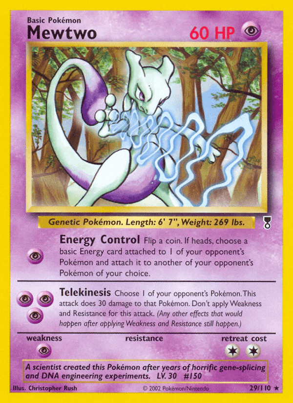 Mewtwo (Legendary Collection) #29 card art