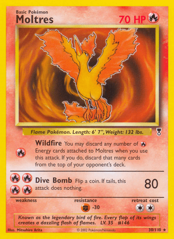 Moltres (Legendary Collection) #30 card art