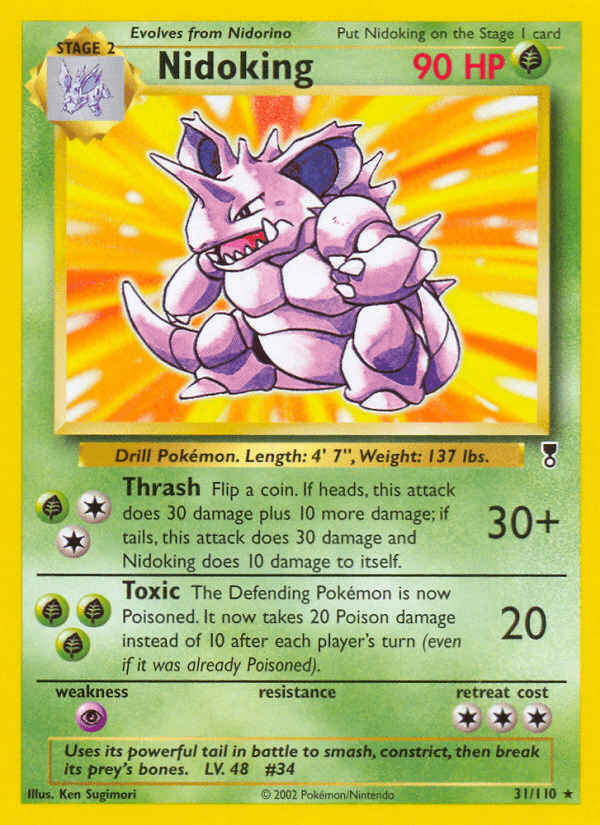 Nidoking (Legendary Collection) #31 card art